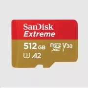 SanDisk micro SDXC kartica 512GB Extreme (190 MB/s razred 10, UHS-I U3 V30)   adapter