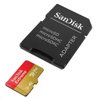 SanDisk micro SDXC kartica 512GB Extreme (190 MB/s razred 10, UHS-I U3 V30)   adapter