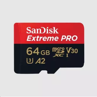 SanDisk micro SDXC kartica 64GB Extreme PRO (200 MB/s razred 10, UHS-I U3 V30)   adapter