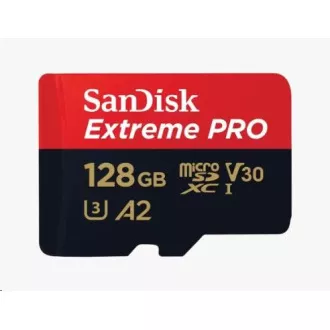SanDisk micro SDXC kartica 128 GB Extreme PRO (200 MB/s razred 10, UHS-I U3 V30)   adapter