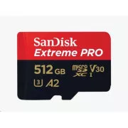 SanDisk micro SDXC kartica 512GB Extreme PRO (200 MB/s razred 10, UHS-I U3 V30)   adapter
