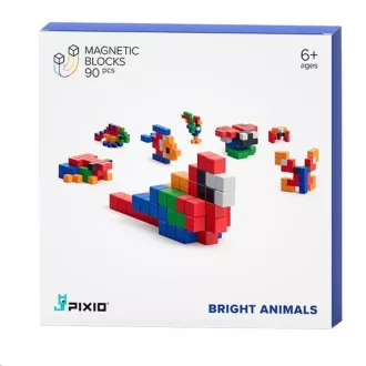 Magnetni gradbeni set PIXIO Bright Animals Magnetni gradbeni set PIXIO Bright Animals