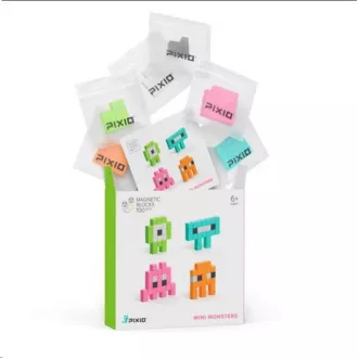 Magnetni gradbeni set PIXIO Mini Monsters