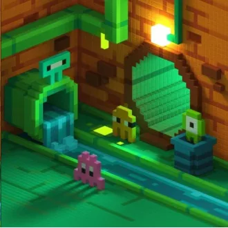 Magnetni gradbeni set PIXIO Mini Monsters