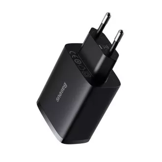 Baseus Compact Charger 3U 17W EU, črna