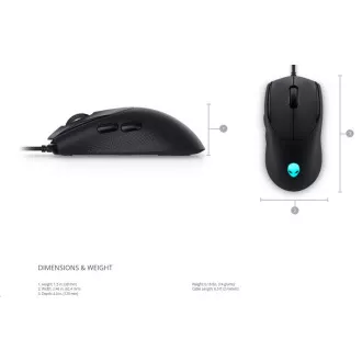 Dell Alienware žična igralna miška AW320M Dell Alienware žična igralna miška AW320M