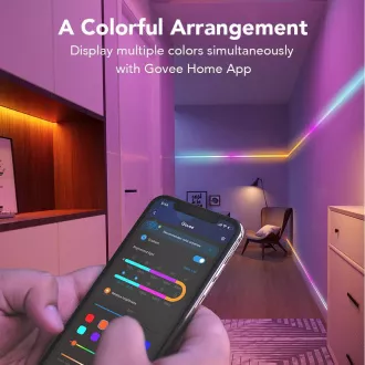 Govee WiFi RGBIC Smart PRO LED trak 10 m - izjemno trpežen