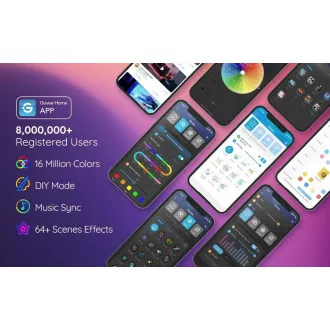 Govee Neon SMART fleksibilen LED trak - RGBIC - 3 m