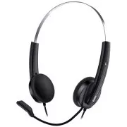 GENIUS slušalke HS-220U/ USB/ črno-srebrne