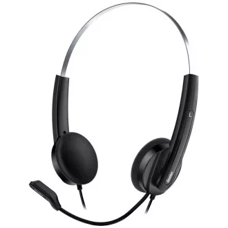 GENIUS slušalke HS-220U/ USB/ črno-srebrne
