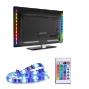 Solight LED RGB trak za TV, 2x 50cm, USB, stikalo, daljinski upravljalnik