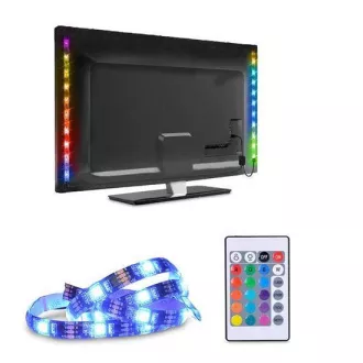 Solight LED RGB trak za TV, 2x 50cm, USB, stikalo, daljinski upravljalnik
