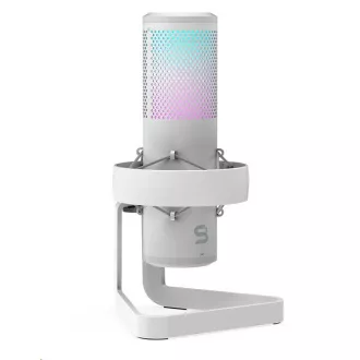 SPC Gear Mikrofon AXIS Streaming Microphone Onyx White USB