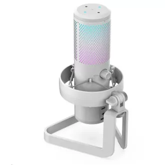 SPC Gear Mikrofon AXIS Streaming Microphone Onyx White USB