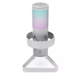 SPC Gear Mikrofon AXIS Streaming Microphone Onyx White USB