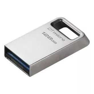 Kingstonov bliskovni disk 128 GB DataTraveler Micro 200 MB/s Metal USB 3.2 Gen 1