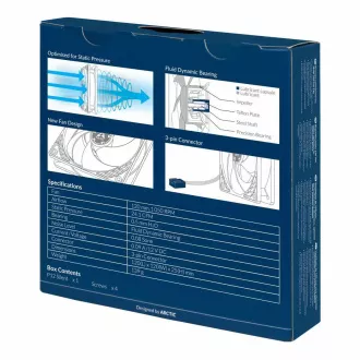 ARCTIC ventilator P12 Silent, 120 mm, 3-pinski, 12V ARCTIC ventilator P12 Silent, 120 mm, 3-pinski, 12V