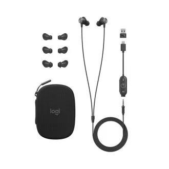 Logitech Zone žične slušalke za ušesa Teams, grafitna Logitech Zone žične slušalke za ušesa Teams, grafitna