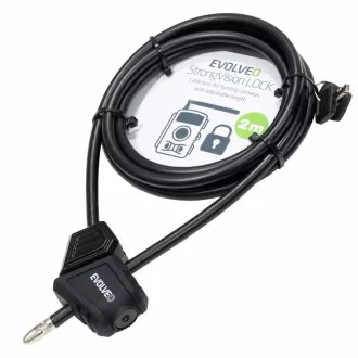 EVOLVEO StrongVision LOCK, kabelska nastavljiva ključavnica 8 mm x 2 m