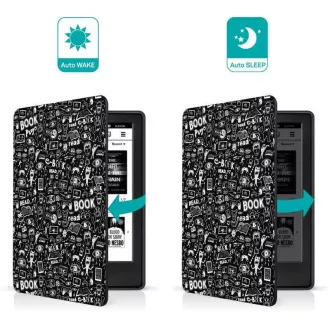 CONNECT IT etui za Amazon Kindle 2021 (11. generacija), DOODLE black