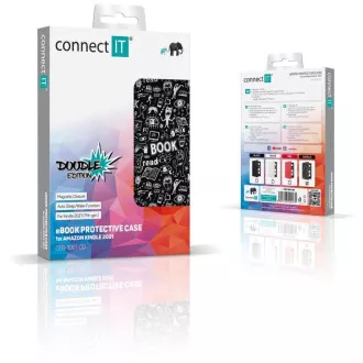 CONNECT IT etui za Amazon Kindle 2021 (11. generacija), DOODLE black