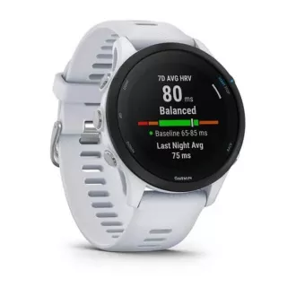 Garmin GPS športna ura Forerunner® 255 Music, Whitestone
