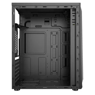 1stCOOL ohišje MONSTER, srednji stolp, AU, USB 3.0, brez napajalnika, sRGB ventilator, prozorna stranska plošča, črno
