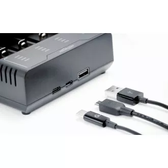 Polnilec baterij GEMBIRD BC-USB-02, 4 kosi, Ni-MH   Li-ion