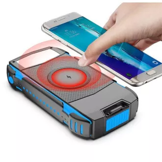 Viking sončna zunanja banka energije E24W 24000 mAh, brezžično polnjenje