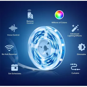 TP-Link Tapo L900-10 pametni LED trak WiFi (barvni, 2, 4GHz, 2x5m)