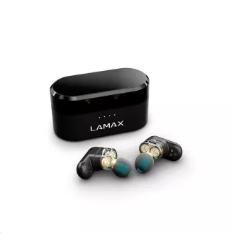 Slušalke LAMAX Duals1 z ušesnimi čepki - črne