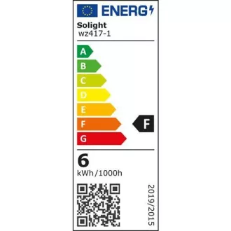 Solight LED žarnica, miniglobe, 6W, E14, 4000K, 510lm, bela