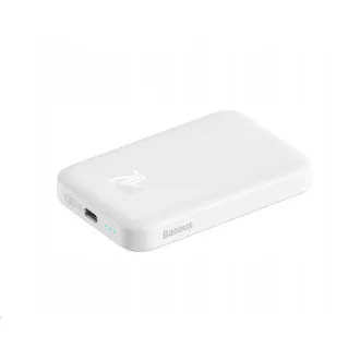 Baseus powerbank z brezžičnim polnjenjem 6000 mAh (združljiv z MagSafe), bela