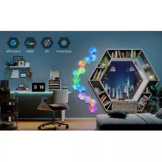 Govee Glide Hexa Pro LED Smart - 10 kosov