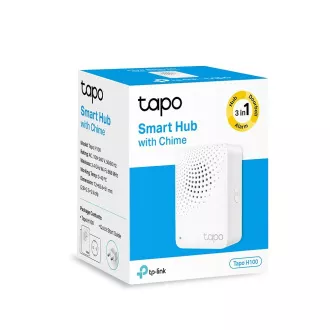 TP-Link Tapo H100 WiFi Smart IoT Hub Tapo z melodijo zvonjenja (2, 4GHz, certifikat Matter)