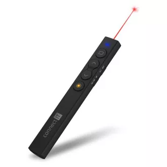 Laserski kazalnik CONNECT IT za polnjenje, črn Laserski kazalnik CONNECT IT za polnjenje, črn