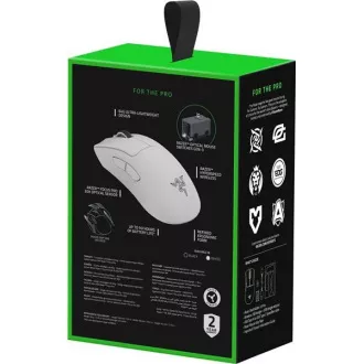 RAZER miška DeathAdder V3 Pro, optična, brezžična, bela