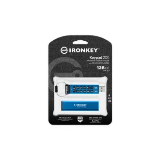Kingston Flash Disk IronKey 128GB Keypad 200 šifriran pomnilnik USB