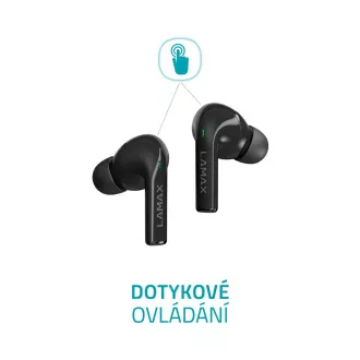 Slušalke LAMAX Clips1 z ušesnimi čepki - črne