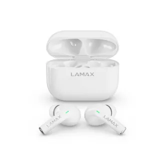 Slušalke LAMAX Clips1 z ušesnimi čepki - bele