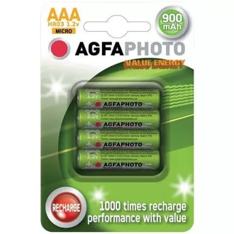 AgfaPhoto akumulatorske baterije NiMH AAA, 900mAh, blister 4pcs AgfaPhoto akumulatorske baterije NiMH AAA, 900mAh, blister 4pcs