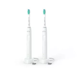 Philips HX3675/13 Komplet zobnih ščetk Sonicare 3100, za odrasle, 31000 oscilacij/min, časovnik, senzor pritiska, bela
