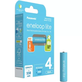 PANASONIC HR03 AAA 4LCCE/4BE ENELOOP LITE N, 550 mAh (Blistr 4pcs)