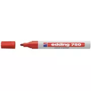 Marker Edding 750 lak rdeč valjček s konico 2-4 mm