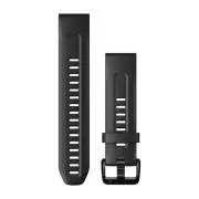Garminov nadomestni trak za QuickFit™ 20 črn, silikonski