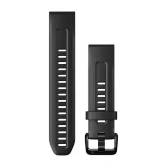 Garminov nadomestni trak za QuickFit™ 20 črn, silikonski Garminov nadomestni trak za QuickFit™ 20 črn, silikonski