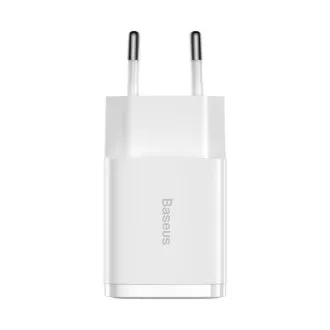 Baseus Compact Charger 2U 10,5W bela