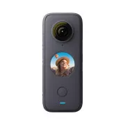 Insta360 ONE X2 zunanja akcijska kamera, vodoodporna, z dvema 360° objektivoma, 30 sličic na sekundo, glasovno upravljanje