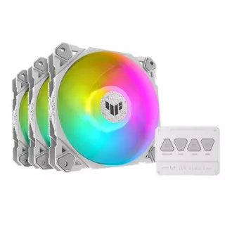 ASUS ventilator TUF GAMING TF120 ARGB 3IN1 WHITE, 3x120mm ventilator za PC ohišje ASUS ventilator TUF GAMING TF120 ARGB 3IN1 WHITE, 3x120mm ventilator za PC ohišje