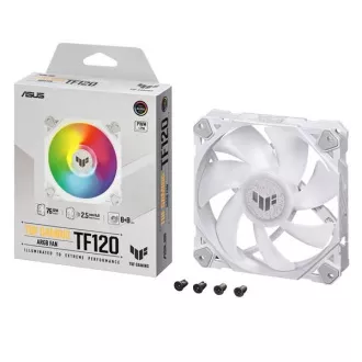 ASUS ventilator TUF GAMING TF120 ARGB WHITE, 120mm ventilator za PC ohišje ASUS ventilator TUF GAMING TF120 ARGB WHITE, 120mm ventilator za PC ohišje